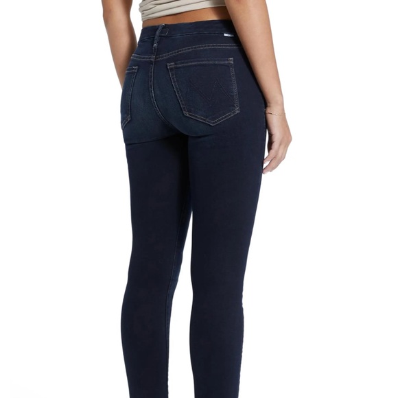 Mother The Looker Skinny Jeans Dark 